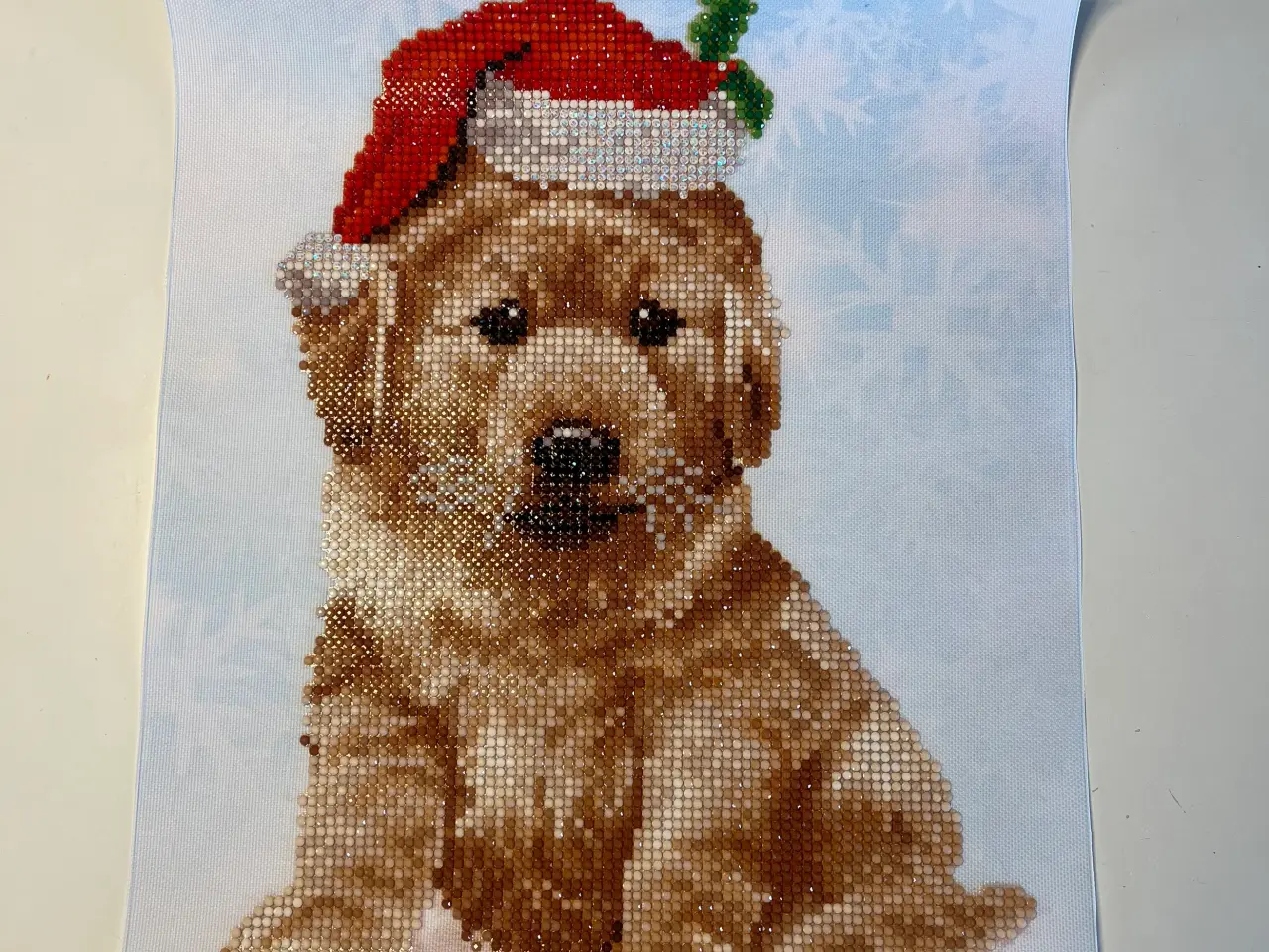 Billede 3 - Diamond painting julehund