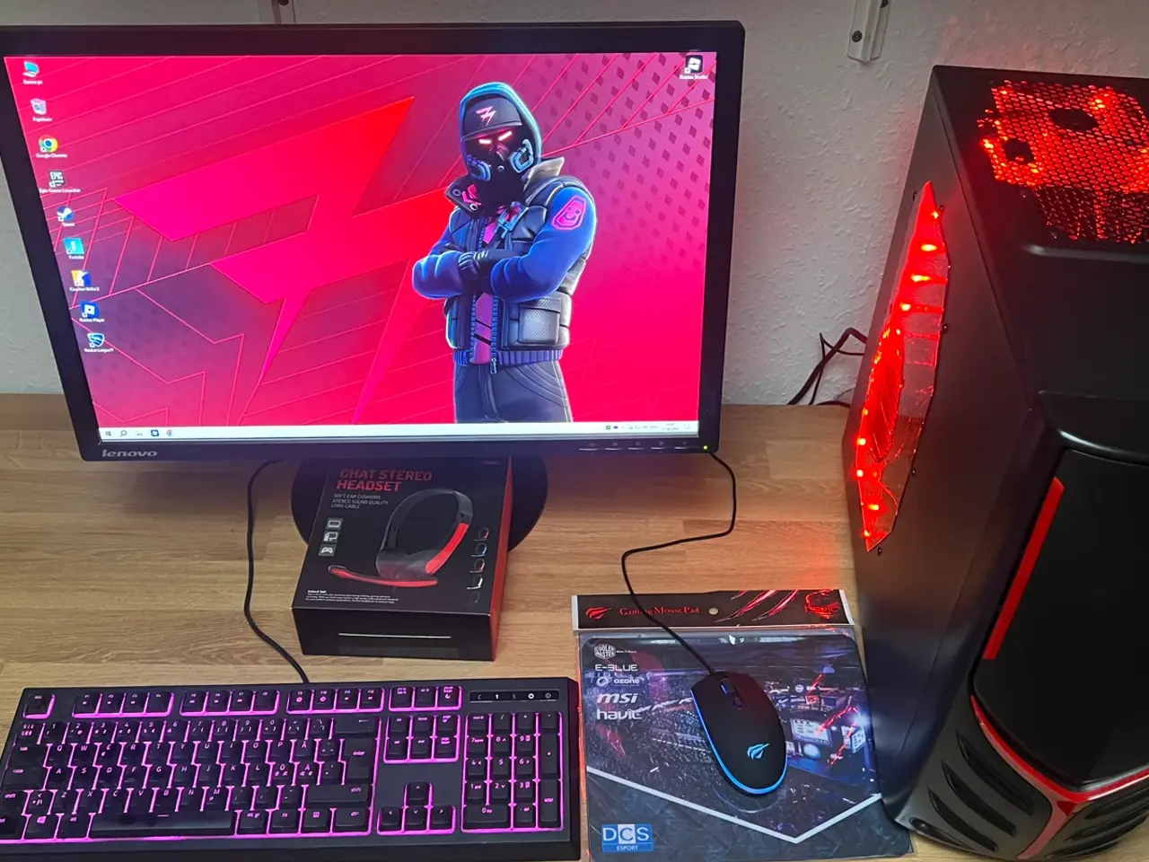 Billede 4 - Gamer PC Sæt, Fortnite, CS, Roblox, Minecraft