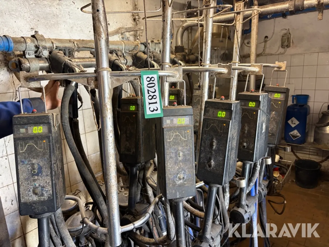Billede 1 - Malkemaskine med aftager Alfa laval Milkmaster 8 styk