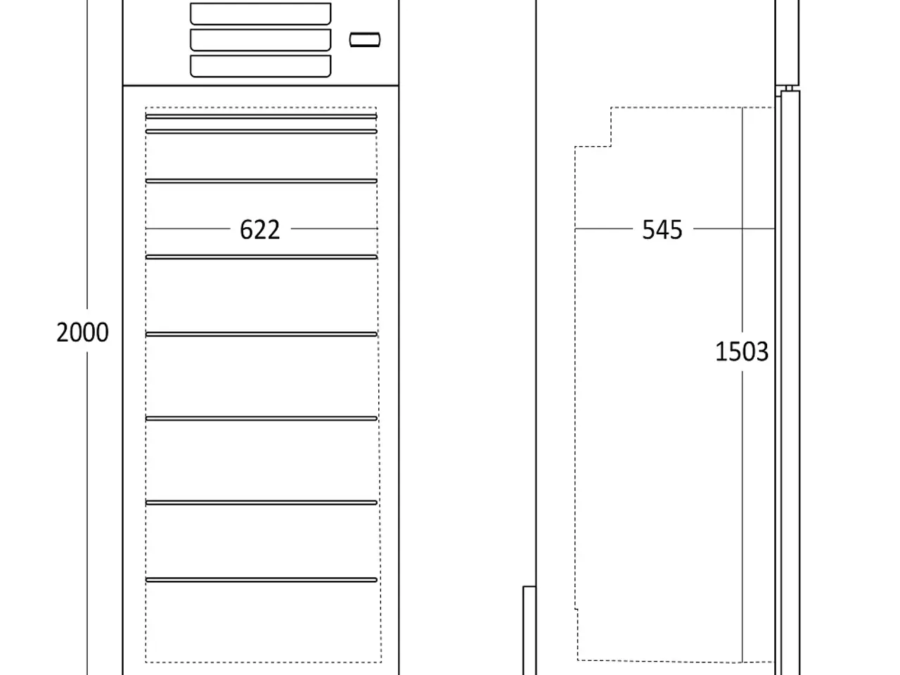 Billede 6 - Lagerfryseskab 459 Liter – GUF600W