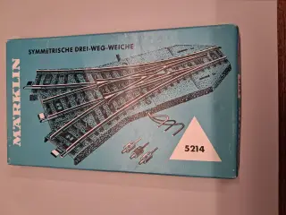 Märklin #5214 tripple elektrisk sporskifte