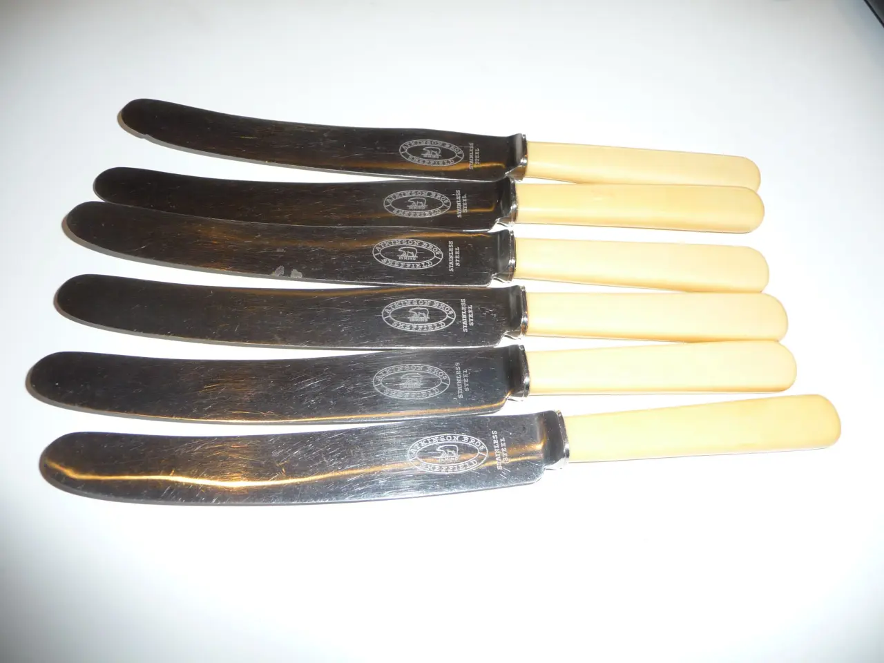 Billede 1 - 6 smøreknive, fra Sheffield
