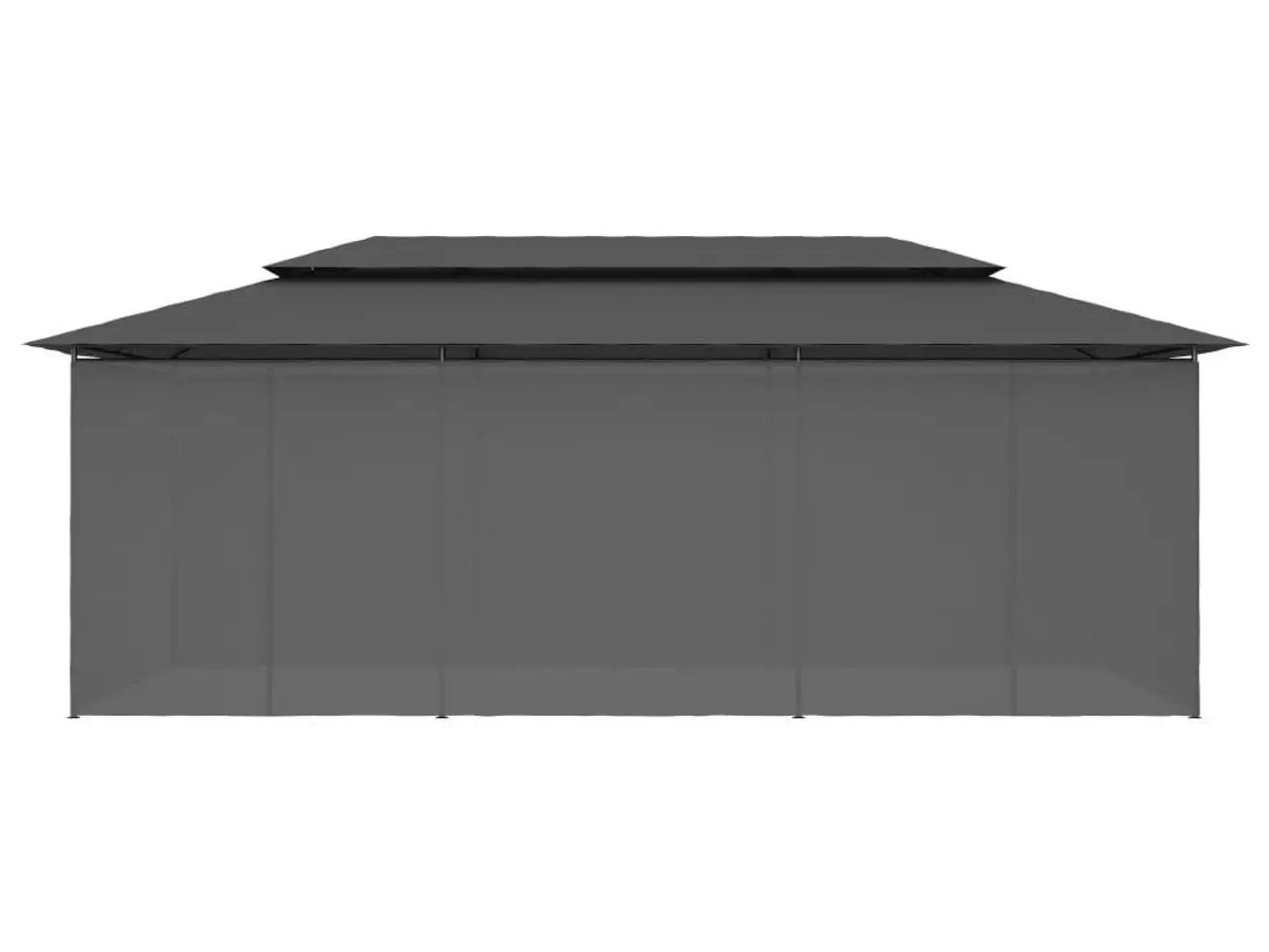 Billede 7 - Pavillon med gardiner 600 × 298 × 270 cm - antracitgrå