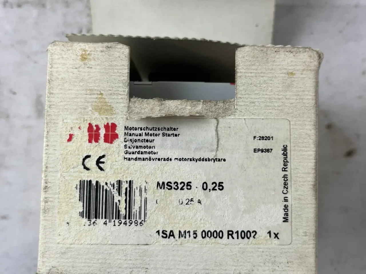 Billede 4 - ABB MS325-0.25 Manual Motor Starter 0.16–0.25A