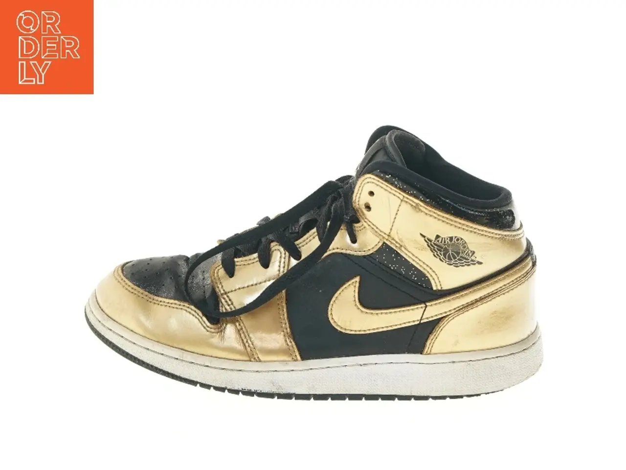 Billede 1 - Air Jordan sneaker, guld og sort fra Nike (str. 40 )