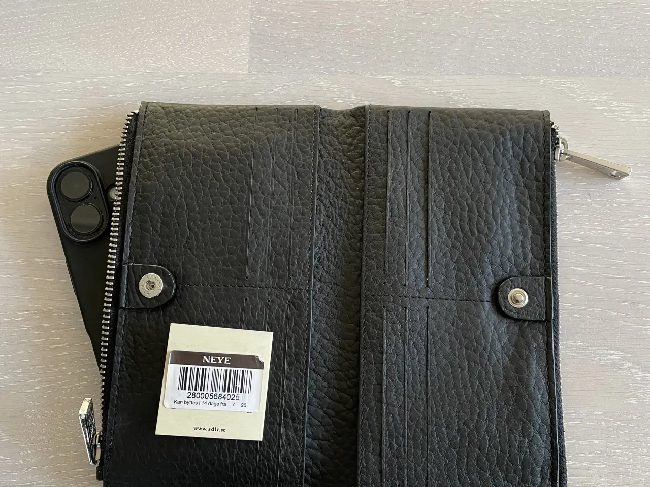 Billede 2 - Ny sort læder clutch