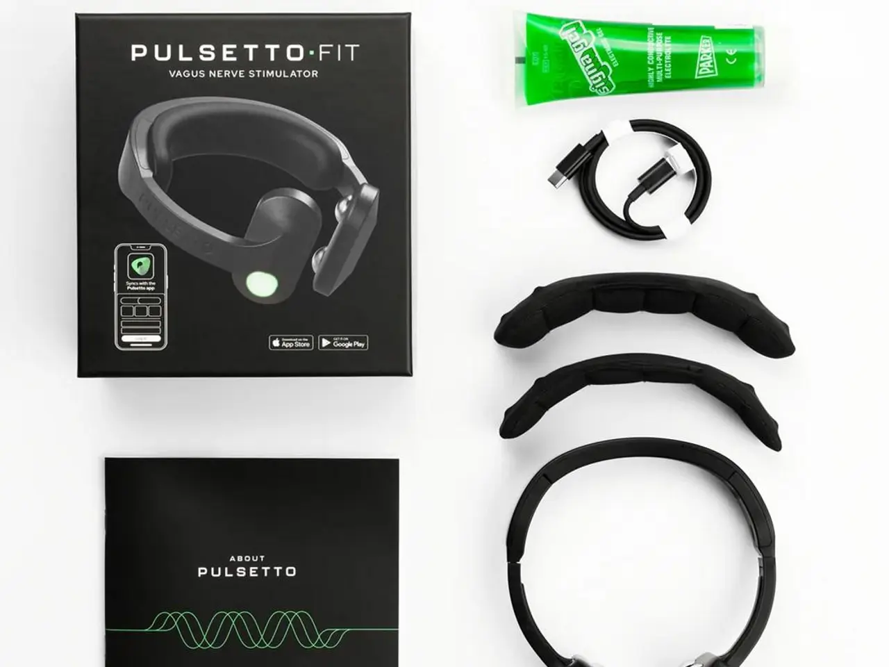 Billede 6 - Pulsetto FIT vagusnervestimulator - muskelstimulator i sort