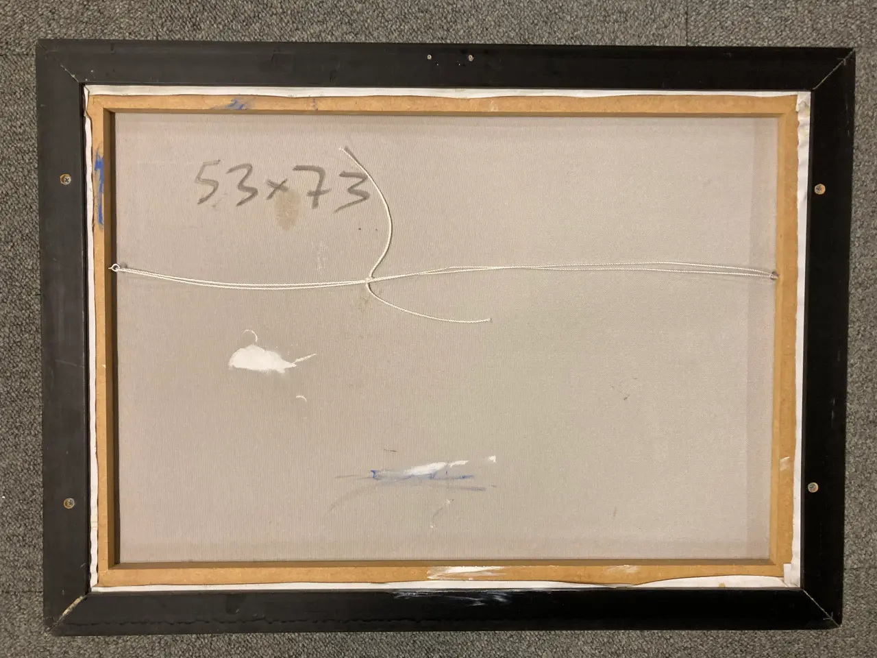 Billede 2 - Abstrakt maleri ukendt kunstner