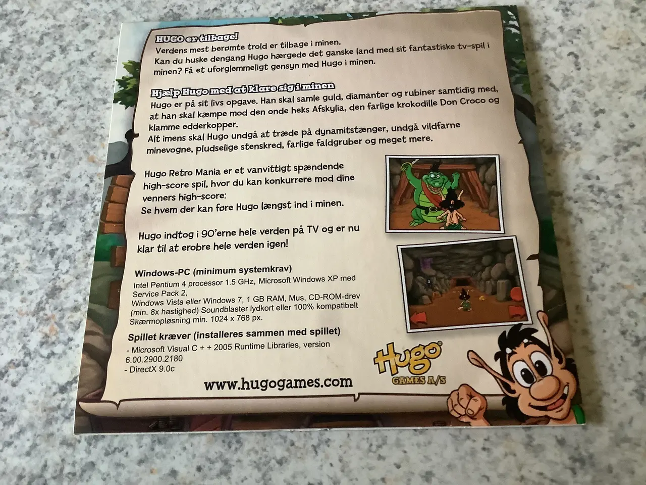 Billede 3 - Helt nyt Pc spil Hugo tilbage i minen (Hugo Retro)