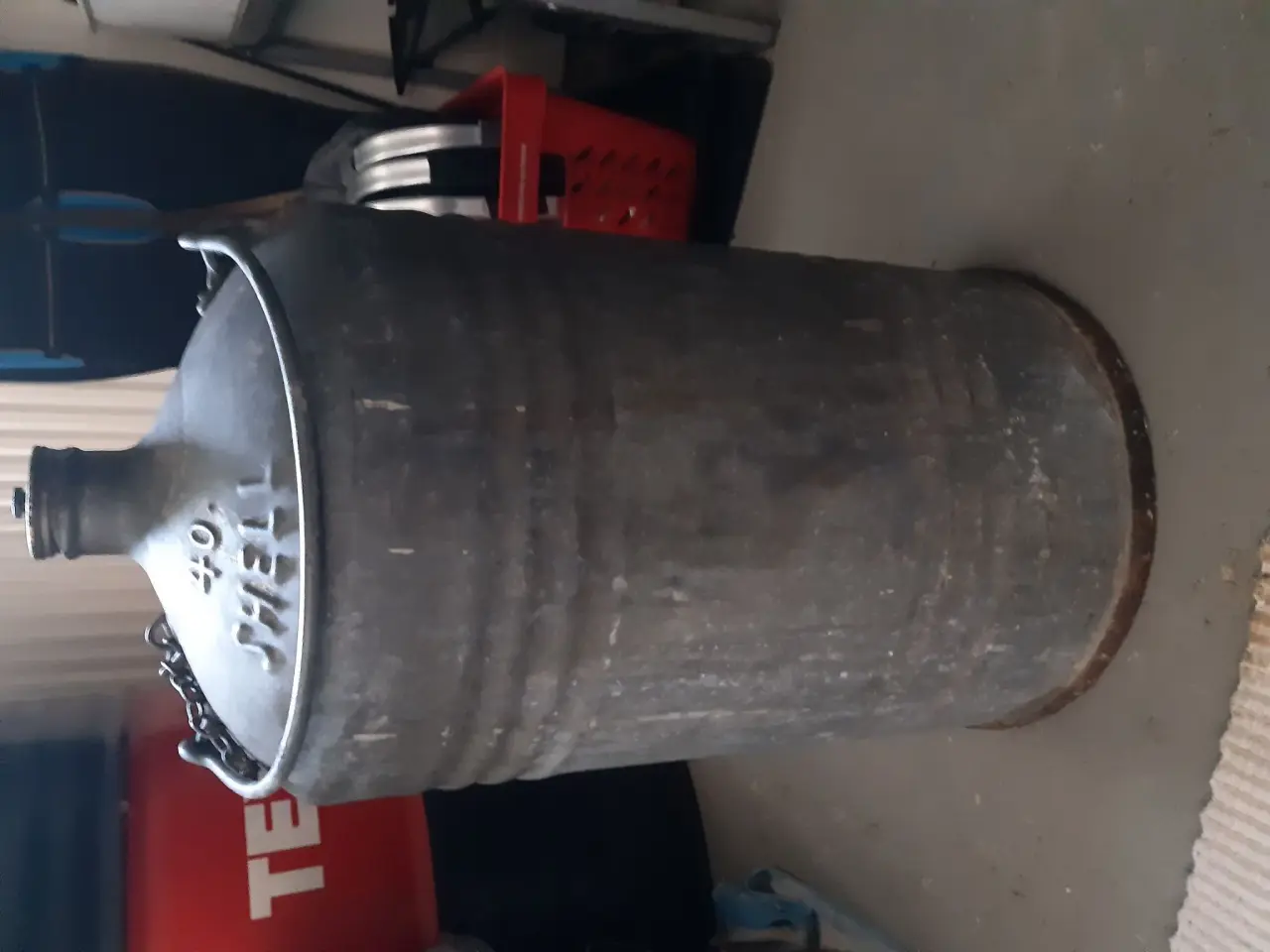 Billede 2 - Shell dunk i jern 40 liters