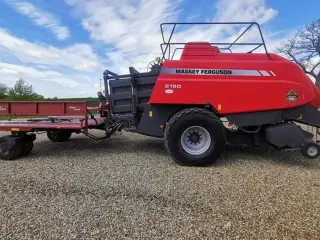 Massey Ferguson 2190 m/parkland vogn 36000 baller - høstklar
