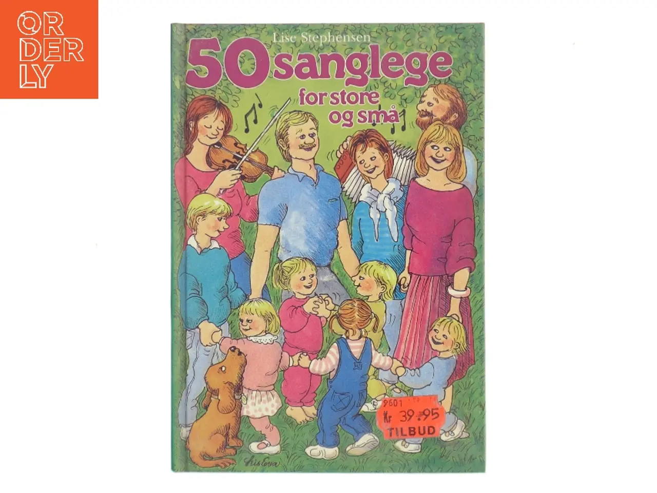 Billede 1 - 50 sanglege for store og små af Lise Stephensen (Bog)