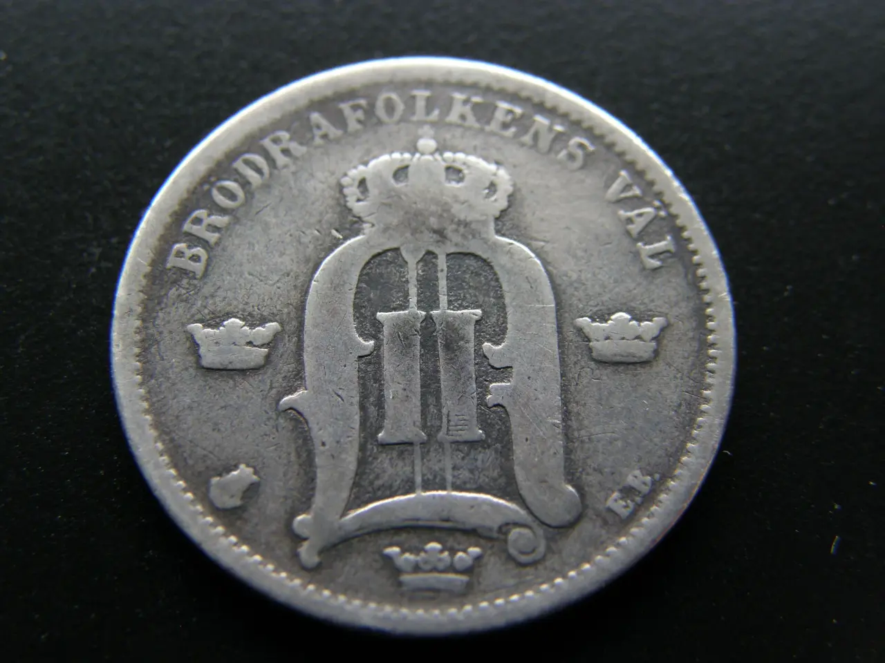 Billede 2 - Sverige 50 Öre 1877 EB KM#740