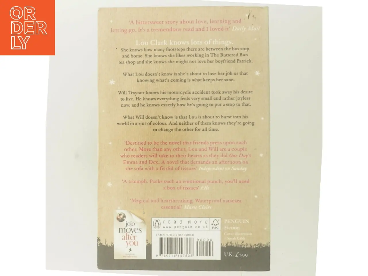 Billede 3 - Me Before You by Jojo Moyes af Jojo Moyes (Bog)