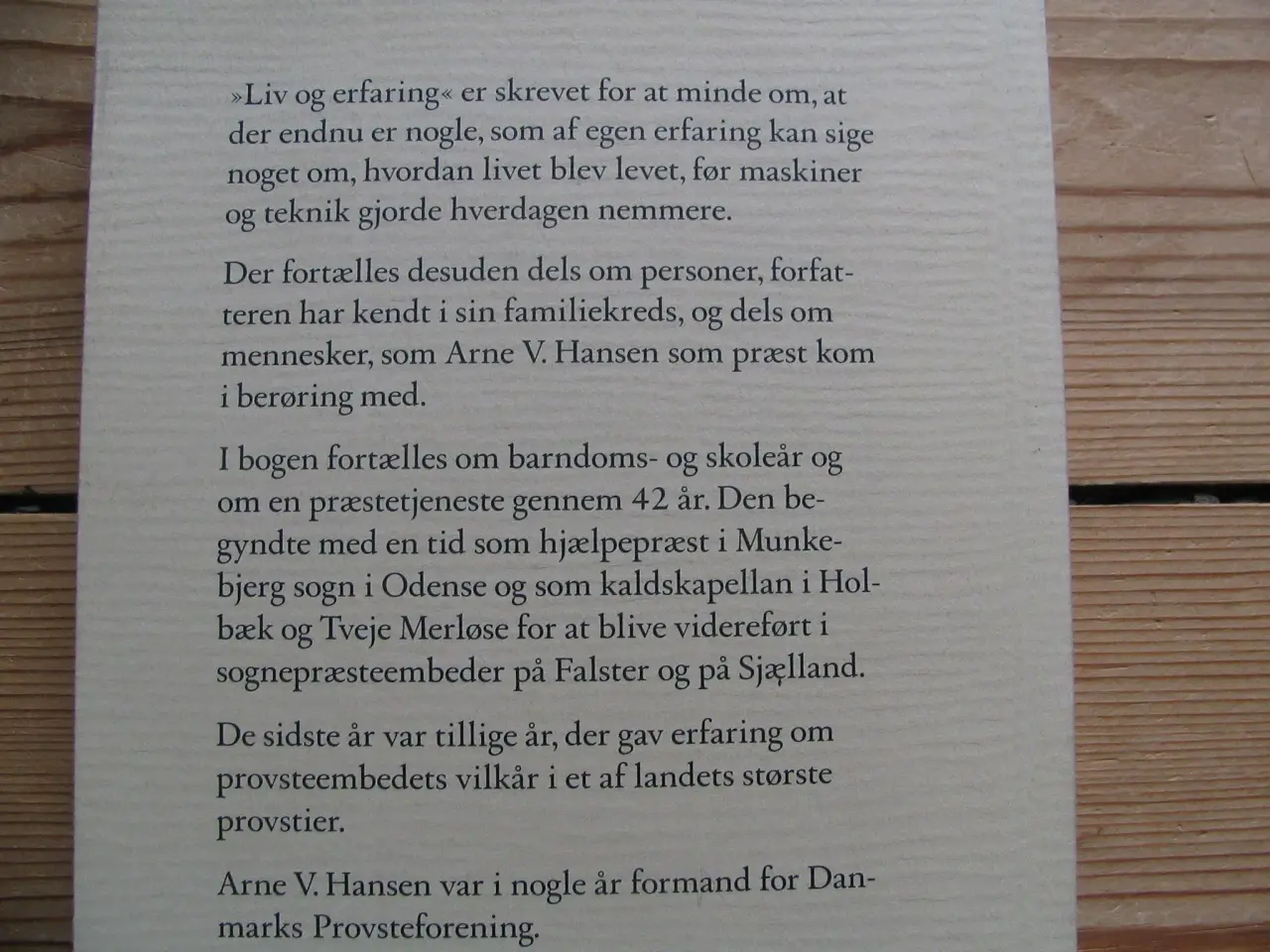 Billede 5 - Arne V. Hansen (1921-2005) Liv og erfaring