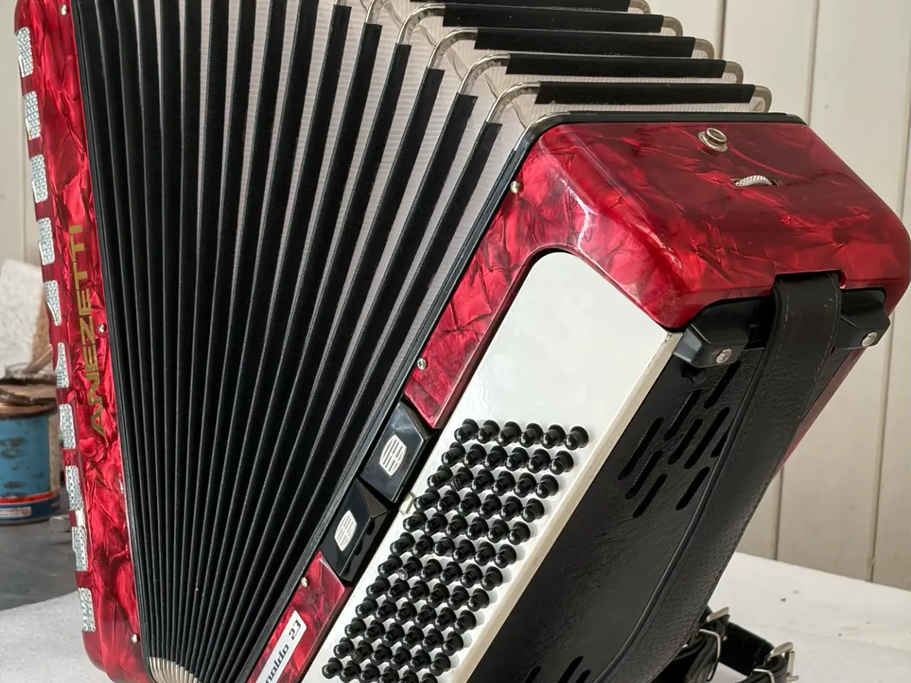Billede 6 - ANEZETTI harmonika – 37 tangenter / 96 bas
