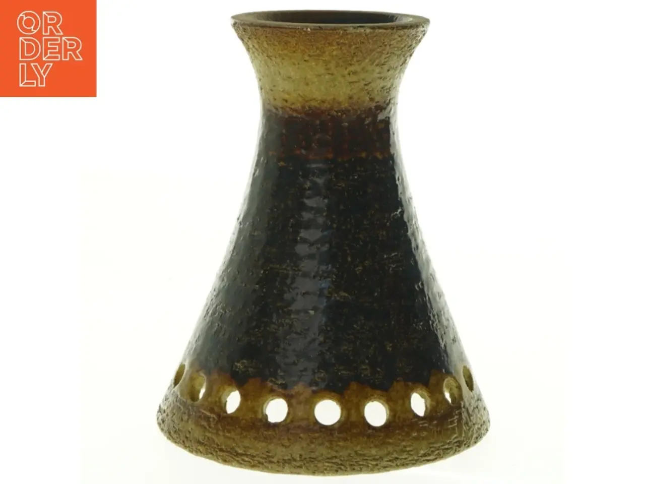 Billede 2 - Keramik Lampe skærm med lys huller (str. 15 x 19 cm)