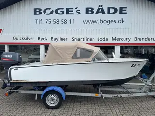 Coronett Cabrina 17 Runabout - Dansk bygget Classic Boat med 90 hk Yamaha 3-Cylinder 2-takt
