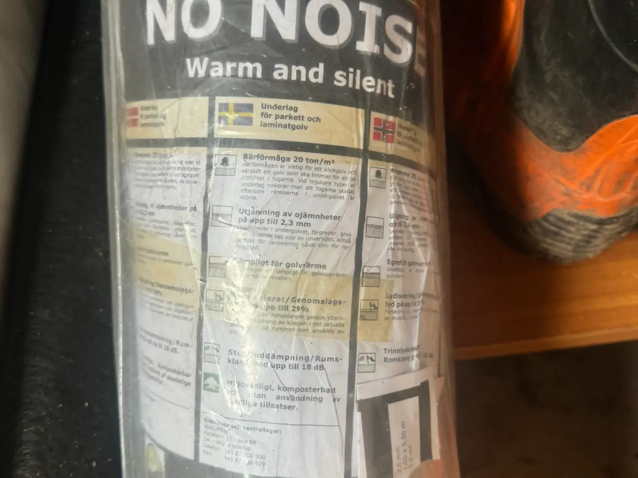 Billede 1 - Wallmann No noise og foam med folie