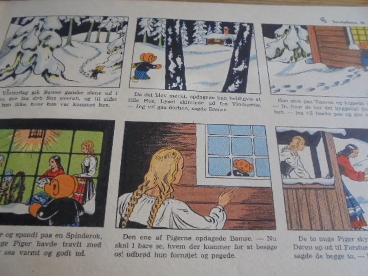 Billede 2 - Bamse besøger Snehvide og Rosenrød