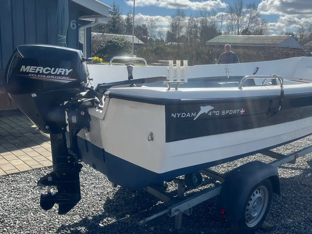 Billede 5 - Nydam 470 Sport med Mercury 20 hk og trailer
