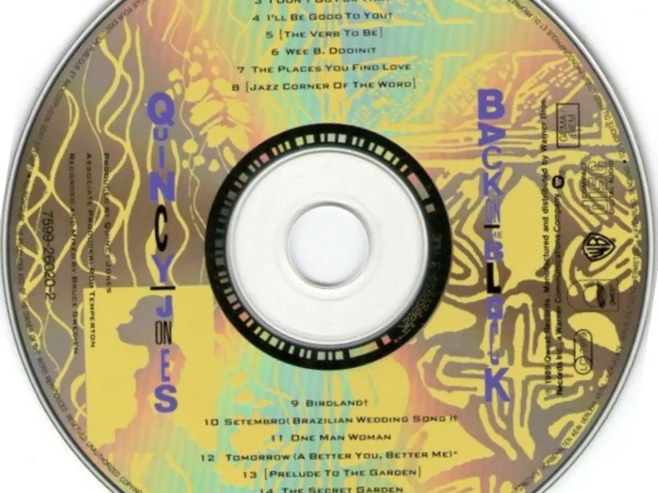 Billede 3 - Quincy Jones – Back On The Block – CD