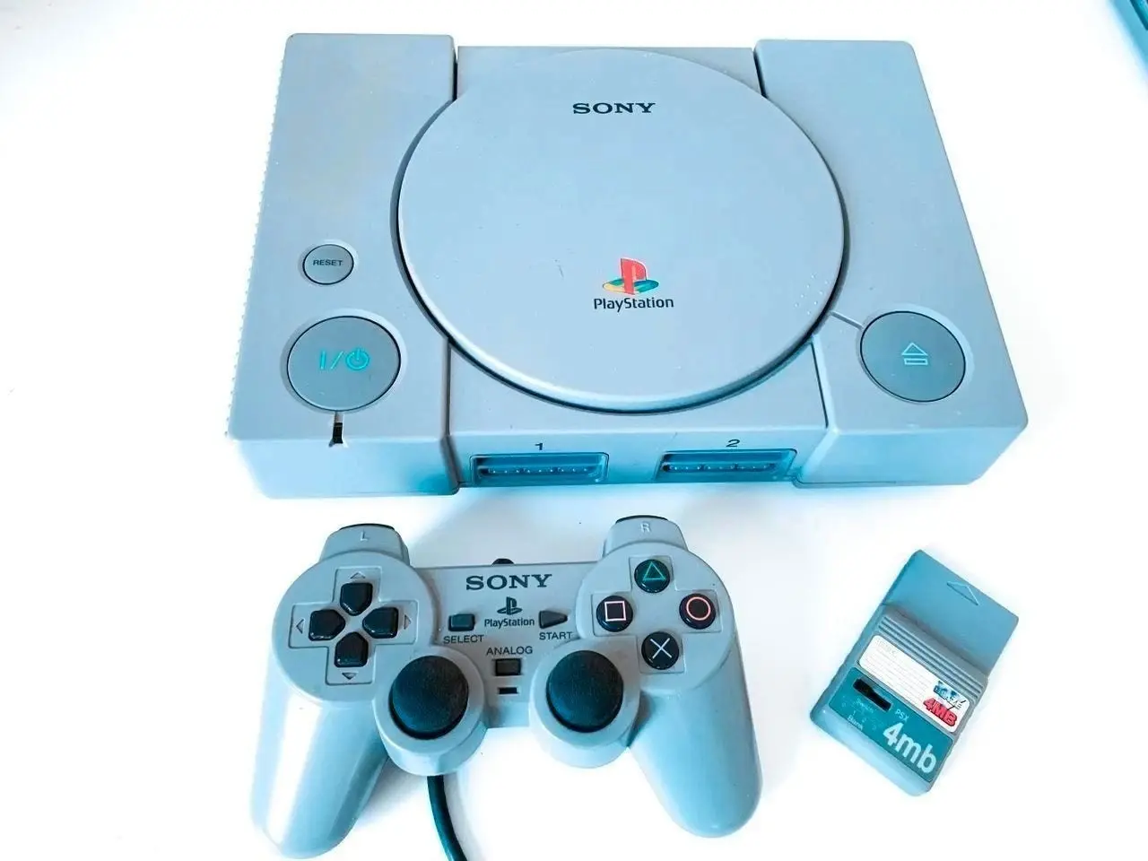 Billede 1 - PlayStation 1 med 1 controller og memory card
