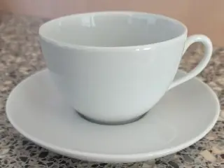 Pillivuyt Cecil kaffekop m/underkop (12 sæt)