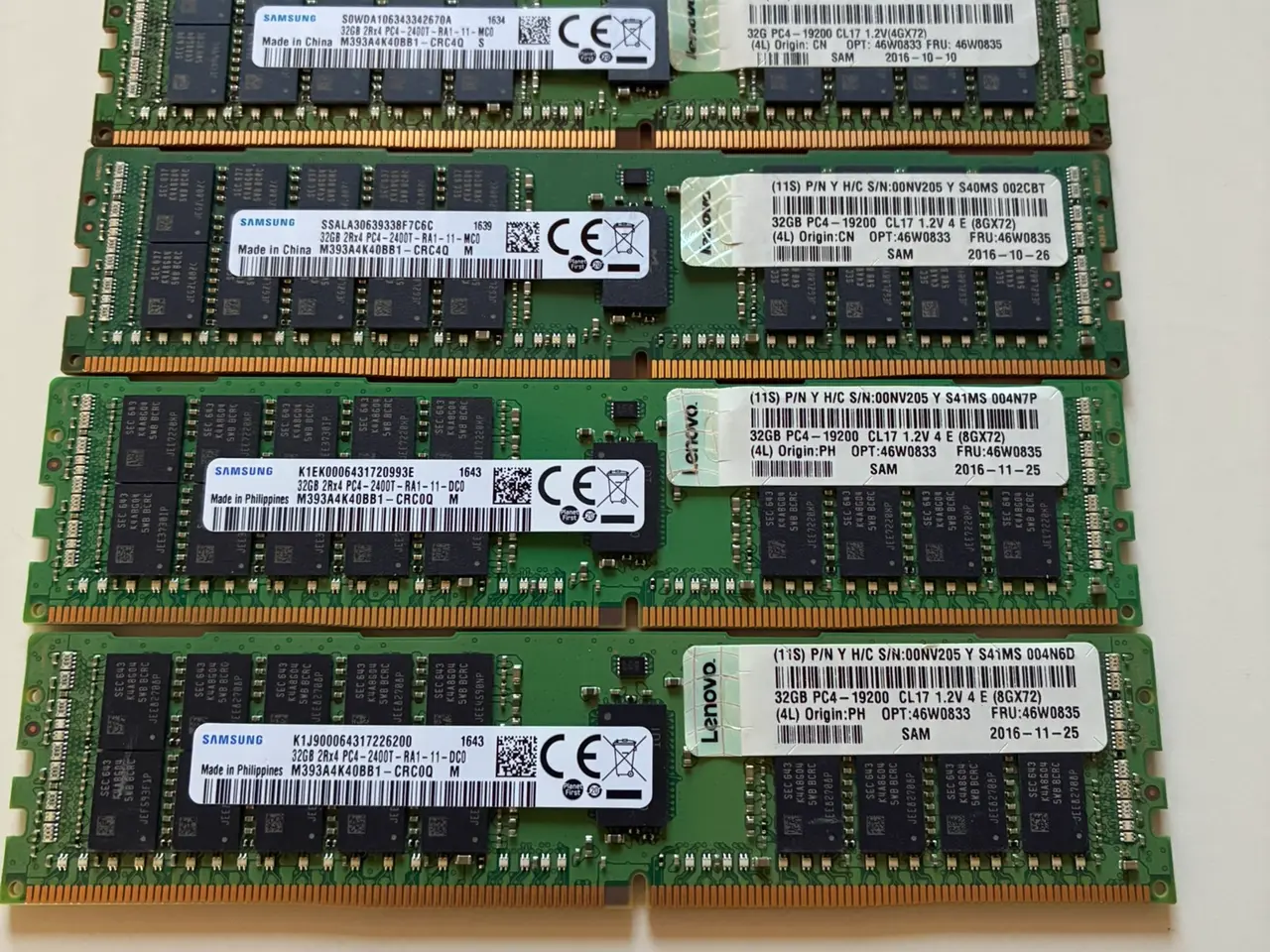 Billede 1 - Samsung 4 × 32 GB RAM (128 GB)