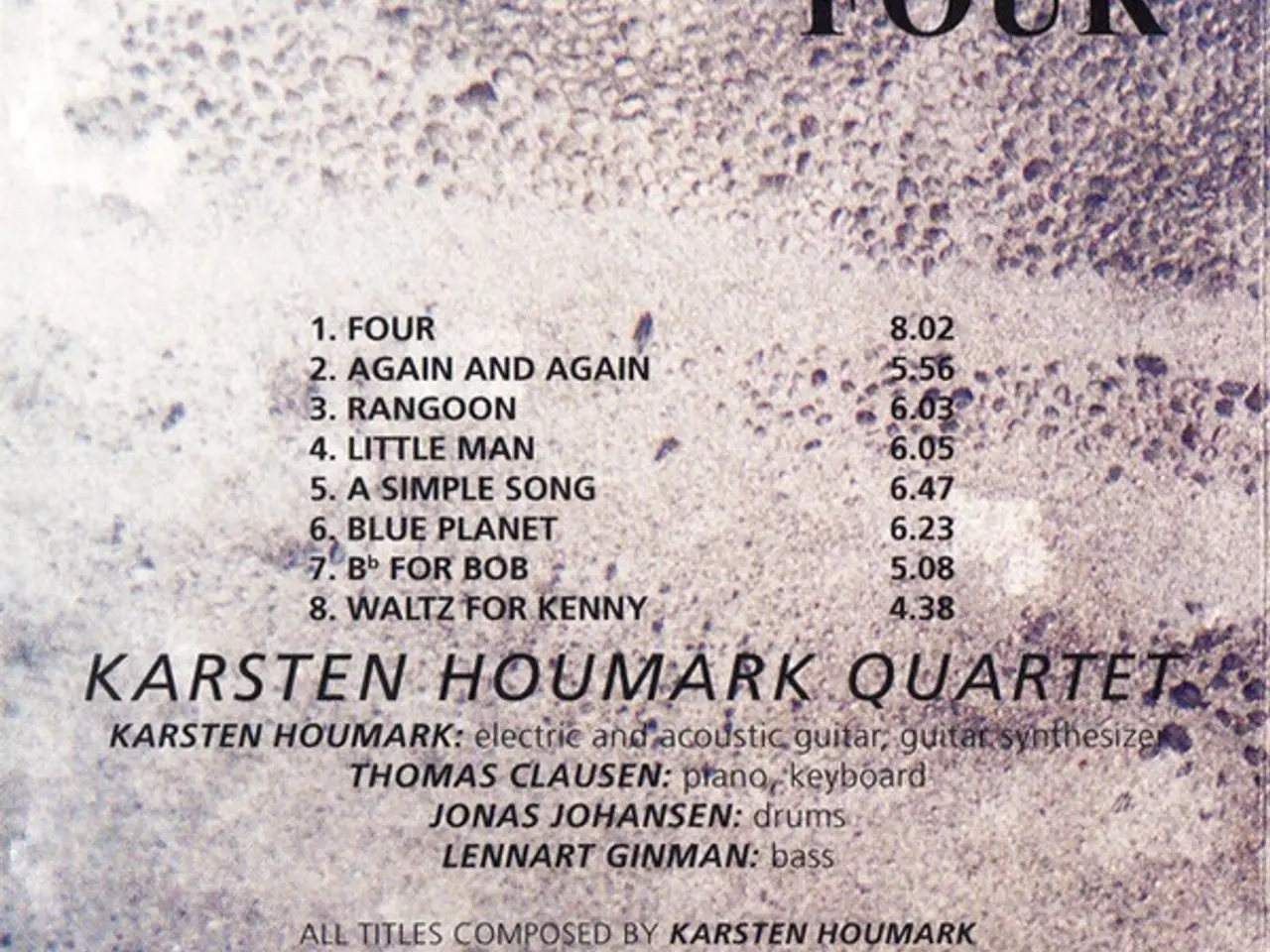 Billede 7 - Karsten Houmark Quartet – Four – CD