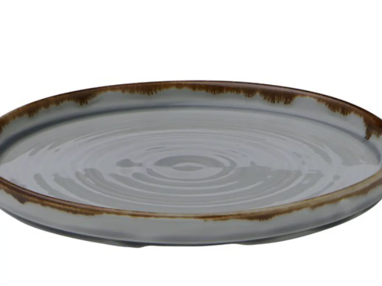 Billede 2 - 25 stk. Dudson Harvest flad tallerken uden fane, grå, ø21 cm