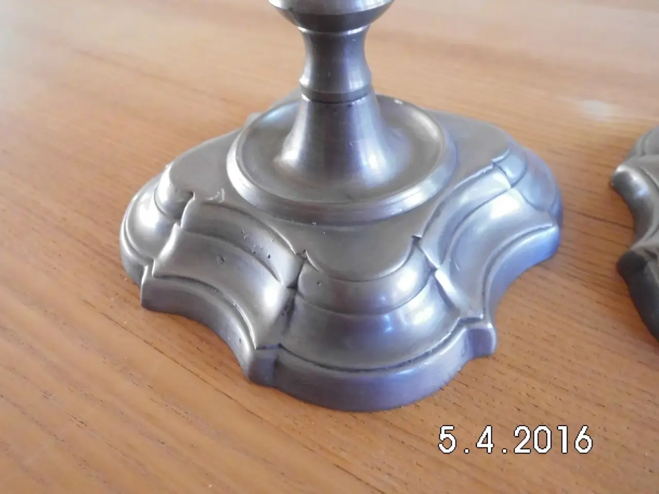 Billede 3 - Tin/bly lysestage
