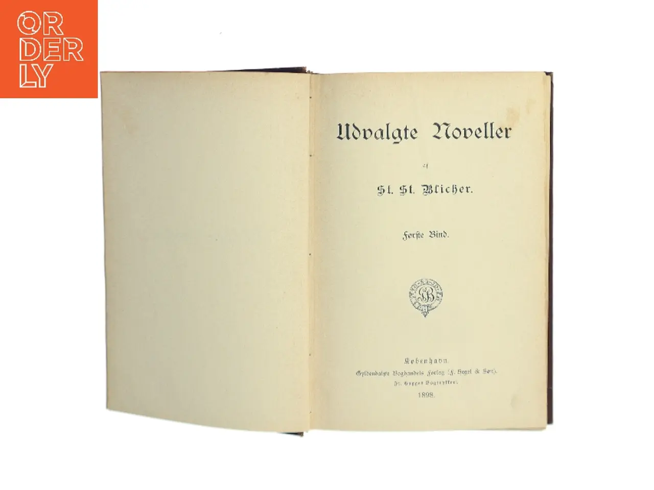 Billede 2 - Udvalgte Noveller. Første Bind af St. St. Blicher (Bog)