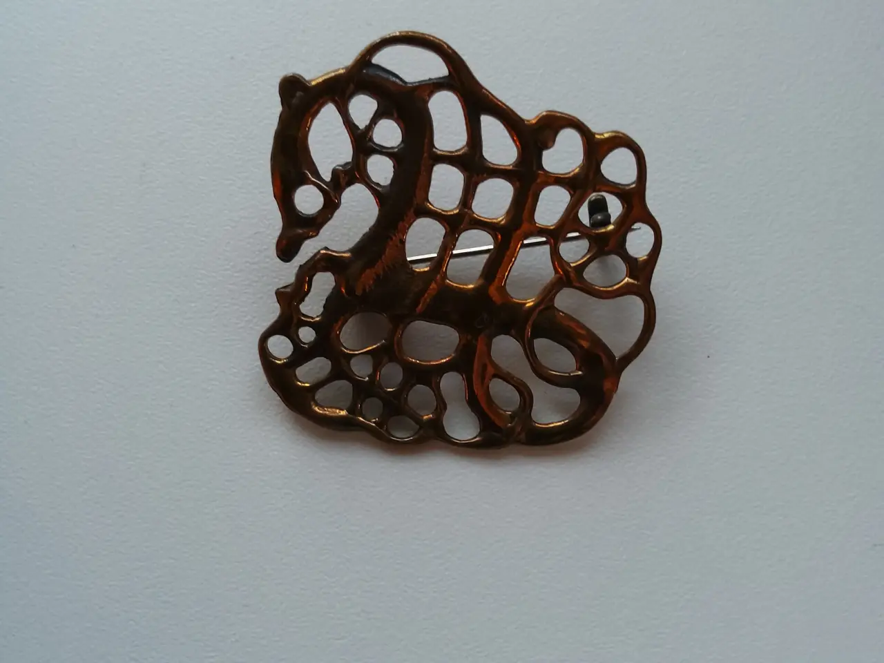 Billede 3 - Vikingesbroche I Bronze i urnesstil