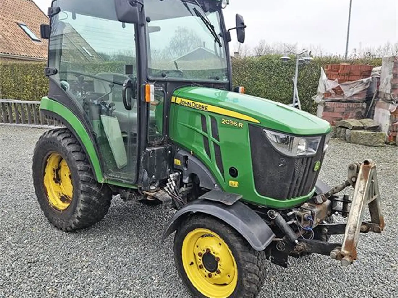 Billede 8 - John Deere 2036 R - Amazone E+S 300 saltstrøer / road salt spreader