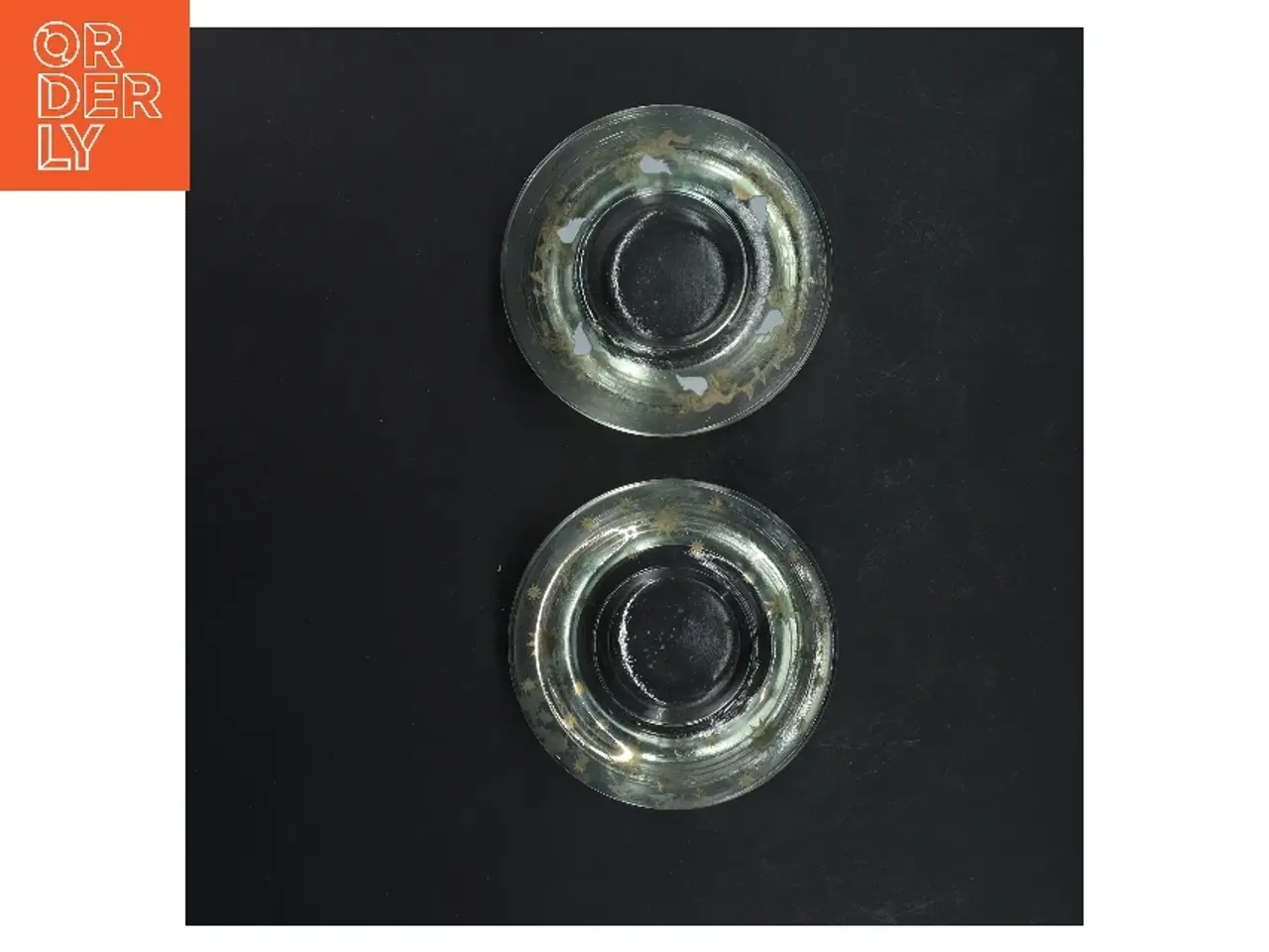 Billede 4 - To glas lysestagerfra holmegaard (str. Ø 11 cm)