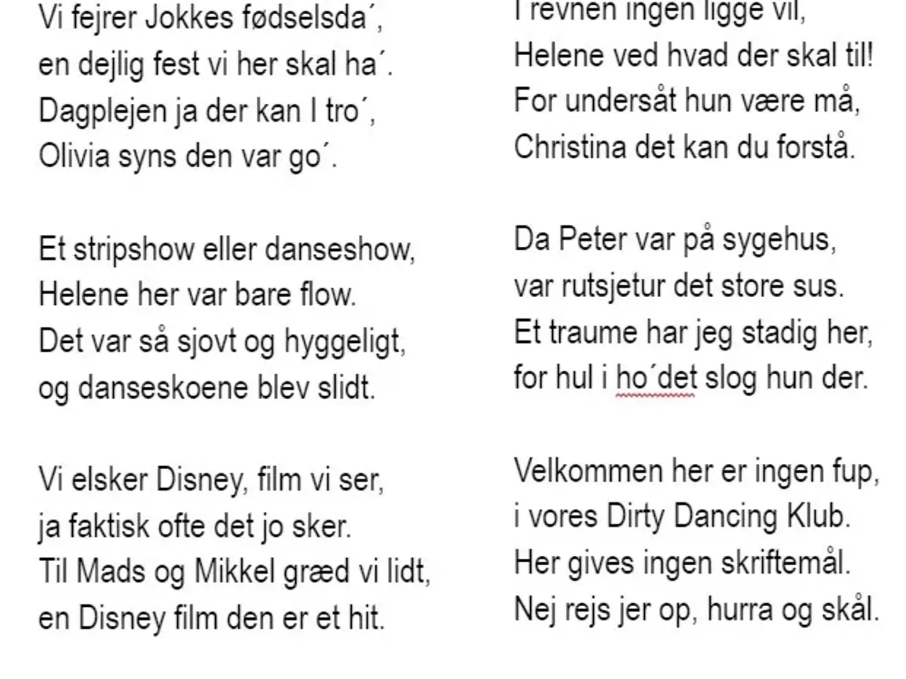 Billede 4 - FESTSANGE