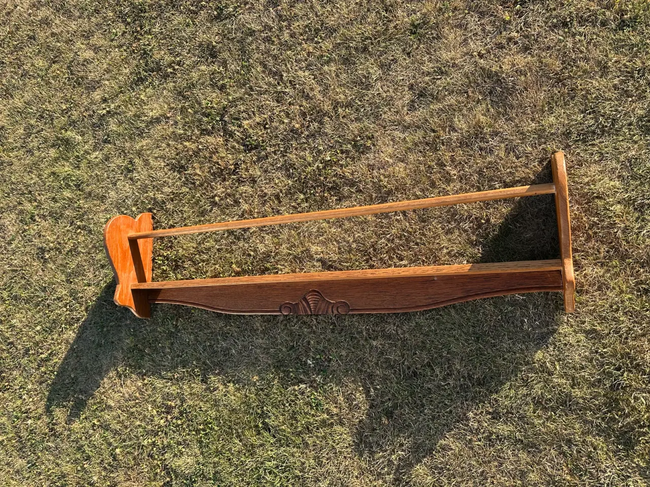 Billede 10 - Stor retro tallerkenrække / hylde i teak