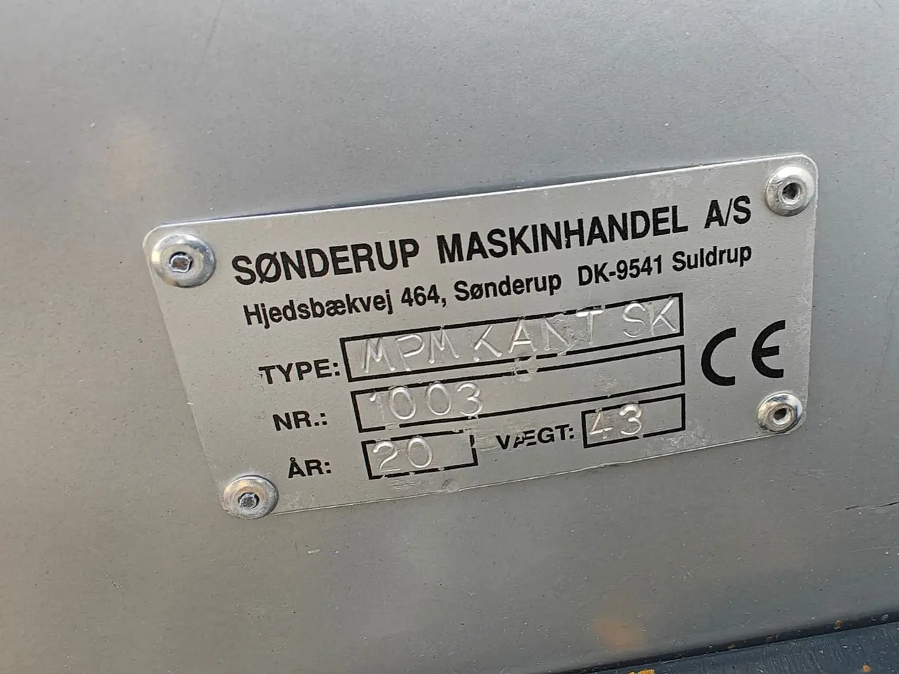 Billede 7 - Fort MPM Kantskærer Hydraulisk