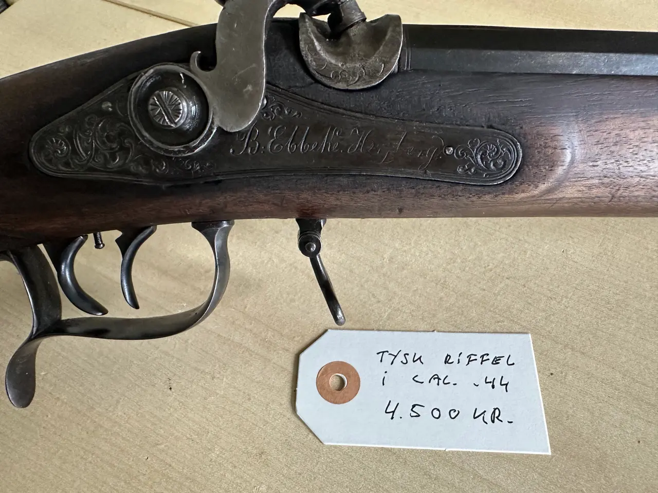 Billede 2 - Original tysk forladerriffel i kaliber .44