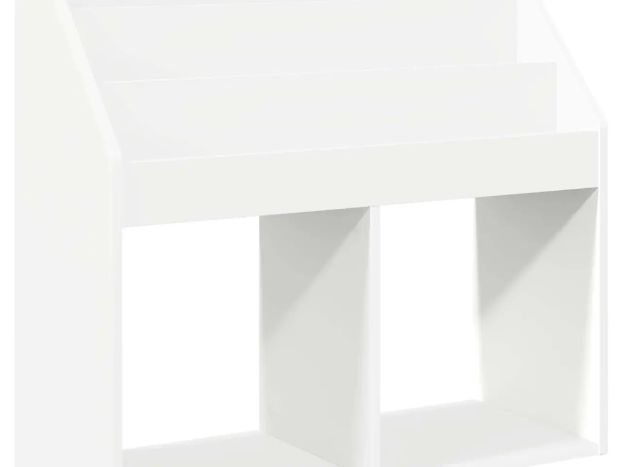 Billede 2 - Børnebogreol Hvid 72,5 x 29,5 x 69 cm Konstrueret træ