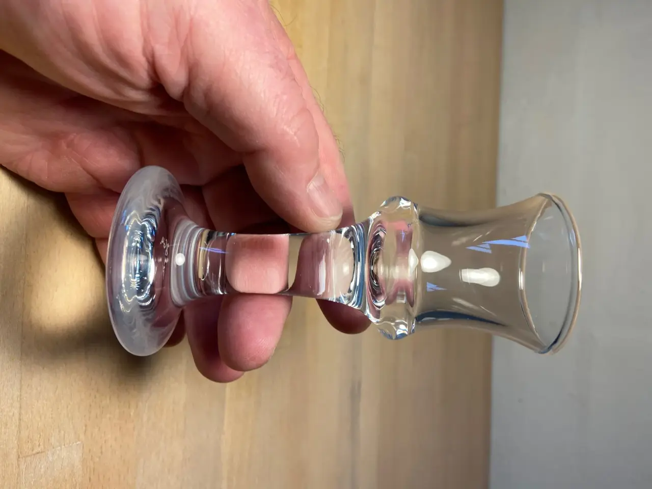 Billede 5 -  Skibsglas snapseglas høj fra Holmegård 8 stk.