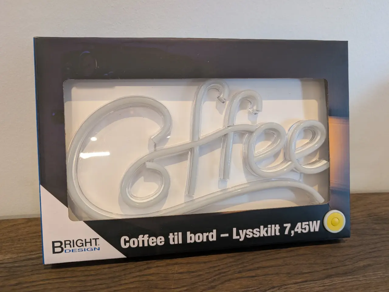 Billede 2 - Coffee LED lysskilt 7,45W, til bord