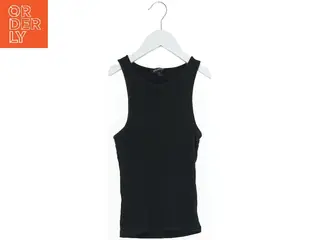 Sort tanktop fra Monki (str. XS)