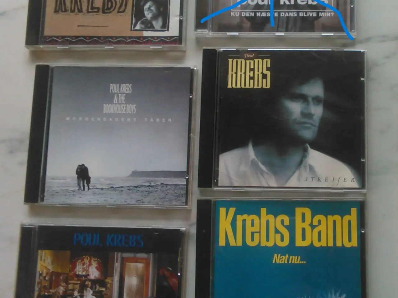 Billede 1 - Poul Krebs: 5 titler Stk. 25 kr. -alle 70 kr.