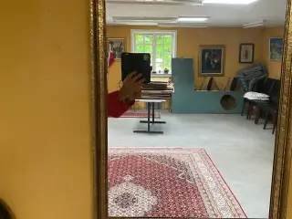 Spejl i guldramme