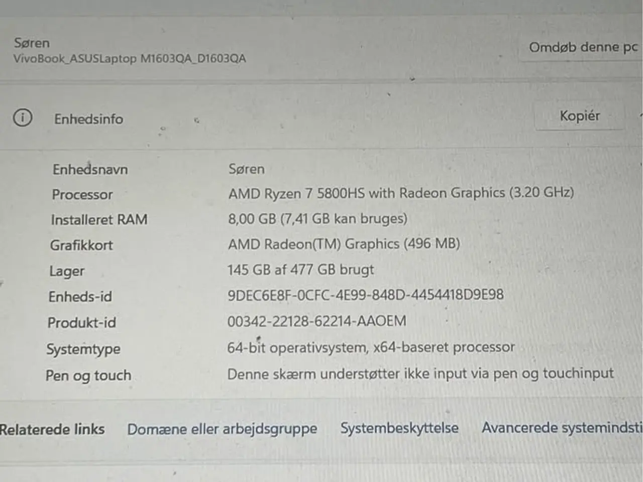 Billede 3 - Asus Vivobook Bærbar