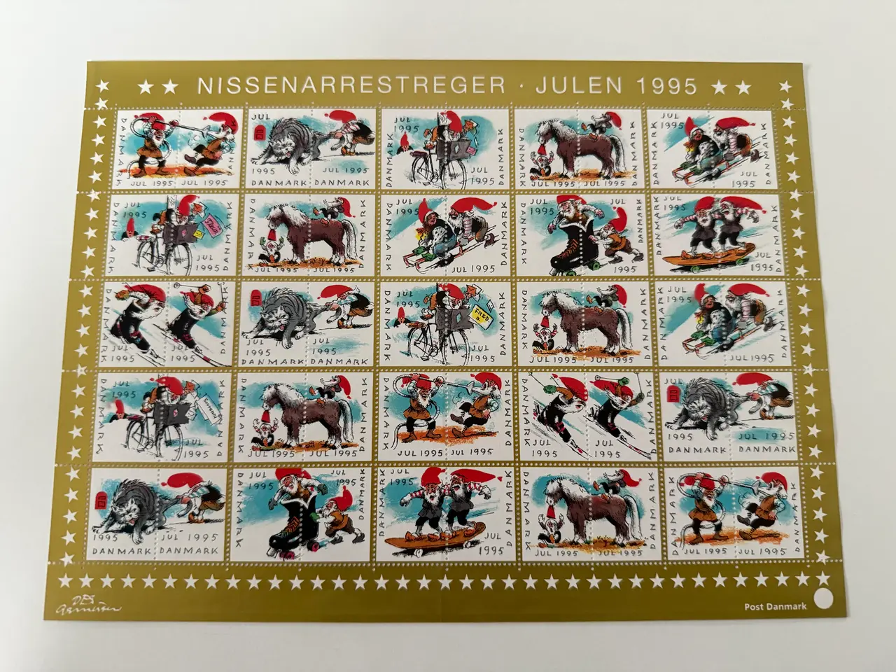 Billede 6 - Julemærkeark 1990-1999
