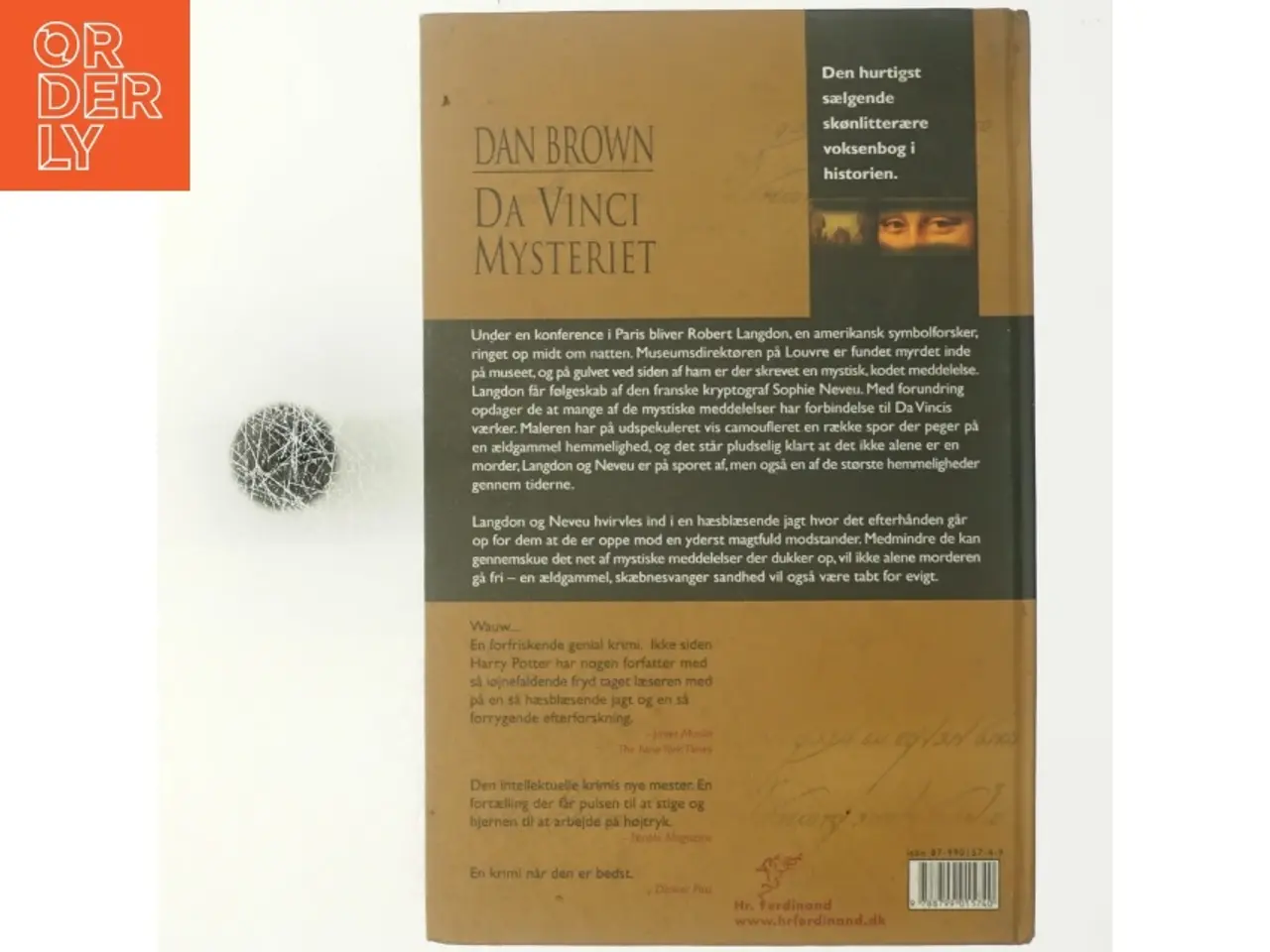 Billede 3 - Da Vinci Mysteriet af Dan Brown (Bog)