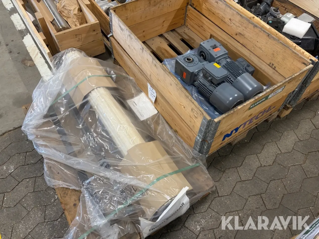 Billede 1 - Tromlemotor + motor 1 styk Palle